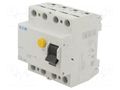 RCD breaker; Inom: 25A; Ires: 500mA; Max surge current: 500A; IP20 EATON ELECTRIC PF6-25/4/05
