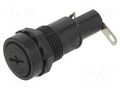 Fuse holder; 5x20mm; 10A; on panel; 250VAC; UL94V-2; phenolic OPTIFUSE PMC-DS-05-SOR
