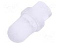 Fiber for LED; Ø3mm; L: 3.2mm; round; Front: convex; straight; PLP1 BIVAR PLP1-125