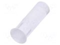 Fiber for LED; Ø2.3mm; L: 6mm; round; Front: flat; straight; PLPC2 BIVAR PLPC2-6MM