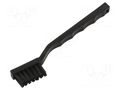 Brush; ESD; L: 180mm; Bristle len: 16mm EUROSTAT GROUP ERS-410990093