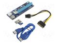 Riser; blue GEMBIRD RC-PCIEX-03