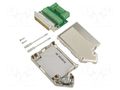 Connector: D-Sub; PIN: 25; plug; male; for cable; angled; 100mA; 50V PHOENIX CONTACT SUBCON25/M-SH