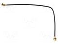 Cable; 0.1m; IPEX female angled,both sides; black; angled ONTECK IPEX-IPEX-100