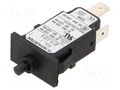 Circuit breaker; Urated: 240VAC; 48VDC; 0.05A; SPST; Poles: 1; MCB SCHURTER T11-611N-0.05A