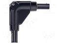 Angle adapter 90°; 65x65x15mm; black; vane probe TESTO TESTO-05540991