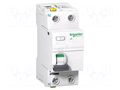 RCBO breaker; Inom: 25A; Ires: 30mA; Max surge current: 3kA; IP20 SCHNEIDER ELECTRIC A9Z31225