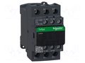 Contactor: 3-pole; NO x3; Auxiliary contacts: NC + NO; 110VDC; 32A SCHNEIDER ELECTRIC LC1D32FD