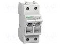 Fuse disconnector; D01; for DIN rail mounting; 16A; Poles: 3 SCHNEIDER ELECTRIC MGN01616
