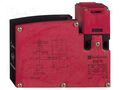 Safety switch: key operated; XCSTE; NC + NC; IP67; plastic; red TELEMECANIQUE SENSORS XCSTE7511