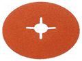 Sanding plate; 125mm; fiber; Granularity: 80 3M 3M-7100099256