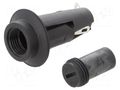 Fuse holder; 5x20mm; 10A; on panel; 250VAC; thermoplastic; IP40 ESKA 502910