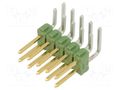 Connector: pin strips; pin header; male; PIN: 10; AMPMODU MOD II TE Connectivity 826634-5