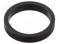 Sleeve; black; for banana sockets STÄUBLI XAS-1R-21