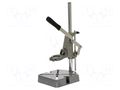 Drill stand; aluminium; Working height: 240mm; D: 96mm PG PROFESSIONAL PG-50.020