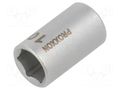 Socket; 6-angles,socket spanner; HEX 10mm; 1/4" PROXXON PR23722