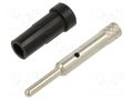 Connector: 2mm banana; socket; 10A; 30VAC; 60VDC; black; insulated STÄUBLI EPB-2N/S-21
