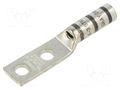 Tip: ring tube; 1/4"; crimped; for cable; copper alloy; 4AWG PANDUIT LCC4-14AW-L