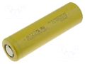 Re-battery: Li-FePO4; 18650,MR18650; 3.3V; 950mAh; Ø18x65mm A123 SYSTEMS ACCU-18650/A123