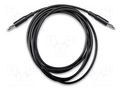 Test lead; 6.5A; banana plug 4mm,both sides; non-insulated MUELLER ELECTRIC BU-2626-N-72-0
