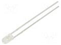 LED; blue; 3mm; 5000mcd; 25°; Front: convex; 1.6÷2.4VDC LUCKYLIGHT LL-304BC2J-B4-2BD