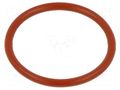 O-ring gasket; silicone; Thk: 4mm; Øint: 33mm; red; -60÷160°C ORING USZCZELNIENIA TECHNICZNE O-33X4-SI-RD