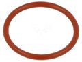 O-ring gasket; silicone; Thk: 1.78mm; Øint: 7.65mm; red; -60÷160°C ORING USZCZELNIENIA TECHNICZNE O-7.65X1.78-SI-RD