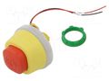 Switch: emergency stop; 22mm; Stabl.pos: 2; red; LED; 120V; IP66 SCHNEIDER ELECTRIC ZB5AS84W2G