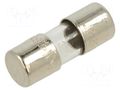 Fuse: fuse; 5A; 350VAC; quick blow; cylindrical,glass; 5x15mm; 2JQ BEL FUSE 2JQ-5-R
