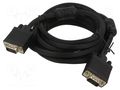 Cable; D-Sub 15pin HD plug,both sides; black; 3m; Core: Cu ART ART-AL-OEM-2A