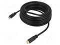 Cable; HDMI plug,both sides; HDMI 1.4; Support: 4K,UHD 2160p; 15m ART ART-OEM-36