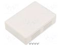 Enclosure: multipurpose; X: 71mm; Y: 101mm; Z: 27mm; ABS; white SUPERTRONIC PP121W