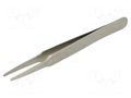 Tweezers; 123mm; for precision works; Blades: narrowed WELLER WEL.2ASASL