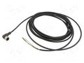 Cable: for sensors/automation; UNF 1/2-20; PIN: 3; angled; 5m; plug TELEMECANIQUE SENSORS XZCP1965L5