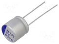 Capacitor: hybrid; THT; -55÷125°C; Ø10x9.5mm; 56uF; 63VDC; ±20% SAMWHA YG1J566M1009MBB