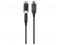Cable; HDMI plug,micro HDMI plug,both sides; HDCP 2.2,HDMI 2.0 GEMBIRD CCBP-HDMID-AOC-30M