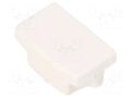 Cap for LED profiles; white; 20pcs; ABS; rounded; BEGTON12 TOPMET TOP.C7940001