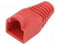 RJ45 plug boot; red BM GROUP BM01060R