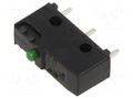 Microswitch SNAP ACTION; 0.1A/250VAC; 0.1A/80VDC; without lever ZF DB3C-C1AA