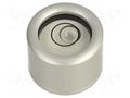 Spirit level; H: 15mm; aluminium; Body: natural; bull's eye levels ELESA+GANTER GN2280-ALN-20-K30