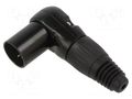 Connector: XLR; plug; male; RAMP; PIN: 5; angled 90°; for cable CLIFF FC619305