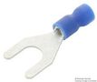 CRIMP TERMINAL, FORK, 6MM, BLUE, PK100 SVEL2-6