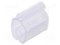 Markers; 8÷16mm; PVC; transparent; -30÷60°C; PT+30; UL94V-0; W: 10mm PARTEX PT+30015A