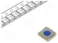 Microswitch TACT; SPST-NO; Pos: 2; 0.05A/24VDC; SMT; none; 1.96N OMRON Electronic Components B3SE-1002P