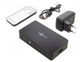 Switch; HDCP 2.2,HDMI 2.0; black; Out: HDMI socket Goobay HDMI-SWITCH-07