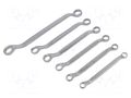 Wrench-set; bent,combination spanner; 6pcs. KING TONY KT-9-1606MR