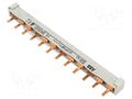 Busbar; 10mm2; Poles: 3; 690VAC; 690VDC; Inom: 63A; No.of mod: 12 ABB PSH3/12