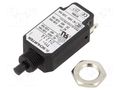Circuit breaker; Urated: 240VAC; 48VDC; 0.1A; SPST; Poles: 1; screw SCHURTER T11-211-0.1A