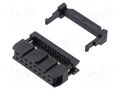 Connector: IDC; plug; female; PIN: 16; straight; IDC; 2.54mm; 2x8 AMPHENOL COMMUNICATIONS SOLUTIONS T812-1-16-TRAY