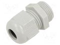 Cable gland; without nut; PG11; IP68; polyamide; light grey TE Connectivity 1SNG601196R0000